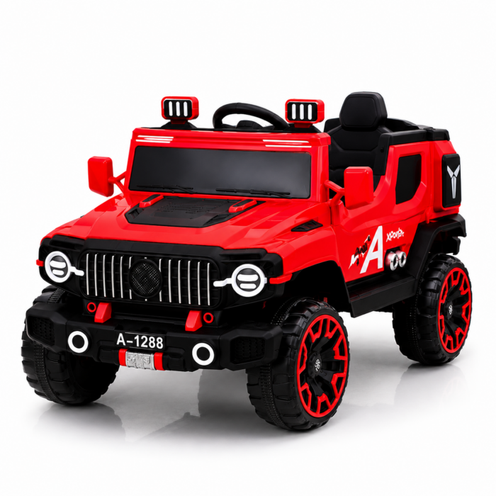 Jeep Eléctrico Infantil 4x4 Off-Road Premium – Rojo